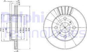 Delphi BG3519C - Discofreno autozon.pro