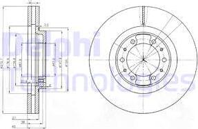 Delphi BG3586 - Discofreno autozon.pro