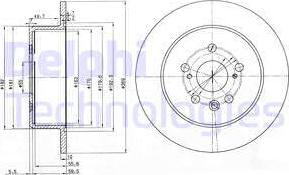 Delphi BG3583 - Discofreno autozon.pro