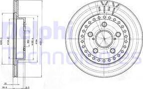 Delphi BG3536 - Discofreno autozon.pro