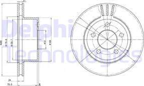 Delphi BG3533 - Discofreno autozon.pro