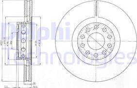 Delphi BG3524 - Discofreno autozon.pro