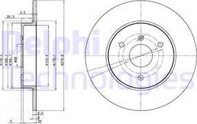 Delphi BG3526 - Discofreno autozon.pro