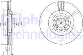 Delphi BG3528C - Discofreno autozon.pro