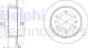 Delphi BG3522 - Discofreno autozon.pro