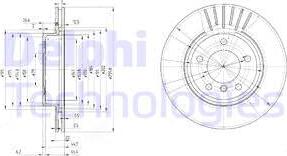 Delphi BG3527C - Discofreno autozon.pro