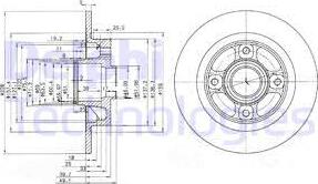 Delphi BG3570 - Discofreno autozon.pro