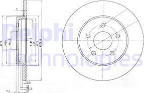 Delphi BG3663C - Discofreno autozon.pro