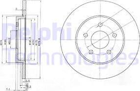 Delphi BG3663 - Discofreno autozon.pro