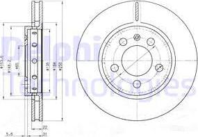 Delphi BG3611 - Discofreno autozon.pro