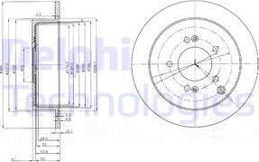 Delphi BG3680 - Discofreno autozon.pro