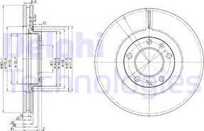 Delphi BG3682 - Discofreno autozon.pro