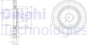 Delphi BG3620C-18B1 - Discofreno autozon.pro