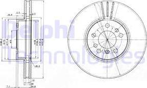 Delphi BG3628 - Discofreno autozon.pro