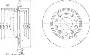 Delphi BG3674 - Discofreno autozon.pro