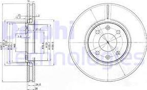 Delphi BG3675 - Discofreno autozon.pro