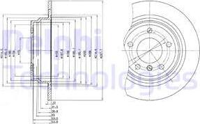 Delphi BG3044 - Discofreno autozon.pro