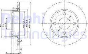 Delphi BG3055 - Discofreno autozon.pro