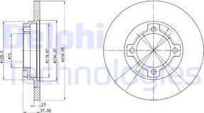 Delphi BG3083 - Discofreno autozon.pro