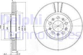 Delphi BG3035 - Discofreno autozon.pro