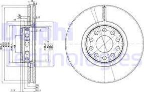 Delphi BG3033 - Discofreno autozon.pro