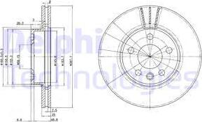 Delphi BG3025 - Discofreno autozon.pro