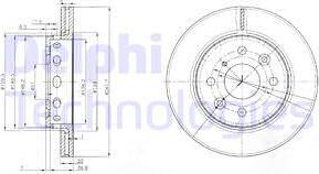 Delphi BG3074 - Discofreno autozon.pro