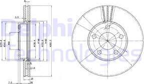 Delphi BG3199 - Discofreno autozon.pro