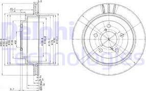 Delphi BG3154 - Discofreno autozon.pro