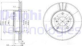 Delphi BG3151 - Discofreno autozon.pro