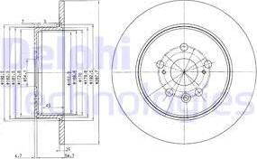 Delphi BG3169 - Discofreno autozon.pro