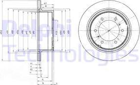 Delphi BG3105 - Discofreno autozon.pro