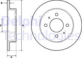 Delphi BG3112 - Discofreno autozon.pro