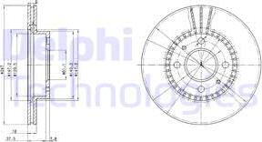 Delphi BG3134 - Discofreno autozon.pro