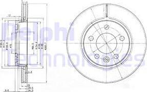 Delphi BG3893C - Discofreno autozon.pro