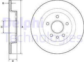 Delphi BG3897 - Discofreno autozon.pro