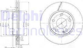 Delphi BG3845 - Discofreno autozon.pro