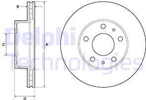 Delphi BG3841 - Discofreno autozon.pro