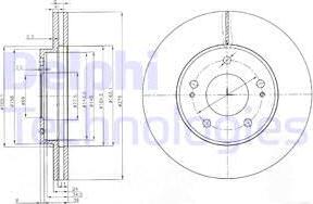 Delphi BG3848 - Discofreno autozon.pro