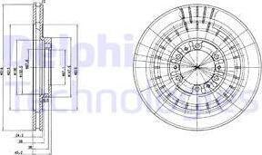 Delphi BG3847 - Discofreno autozon.pro