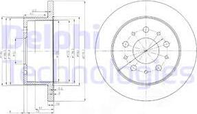 Delphi BG3853 - Discofreno autozon.pro