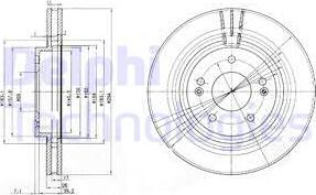 Delphi BG3860 - Discofreno autozon.pro