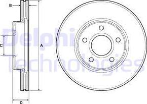 Delphi BG3868 - Discofreno autozon.pro