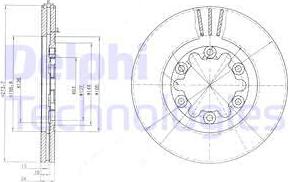 Delphi BG3809 - Discofreno autozon.pro