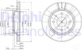 Delphi BG3805 - Discofreno autozon.pro