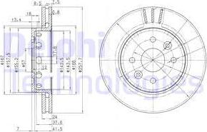 Delphi BG3803 - Discofreno autozon.pro