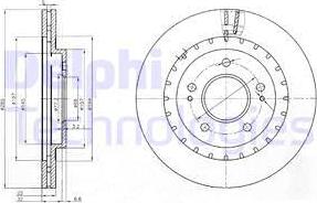 Delphi BG3814 - Discofreno autozon.pro