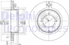 Delphi BG3811 - Discofreno autozon.pro