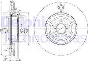 Delphi BG3818 - Discofreno autozon.pro