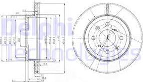 Delphi BG3884 - Discofreno autozon.pro